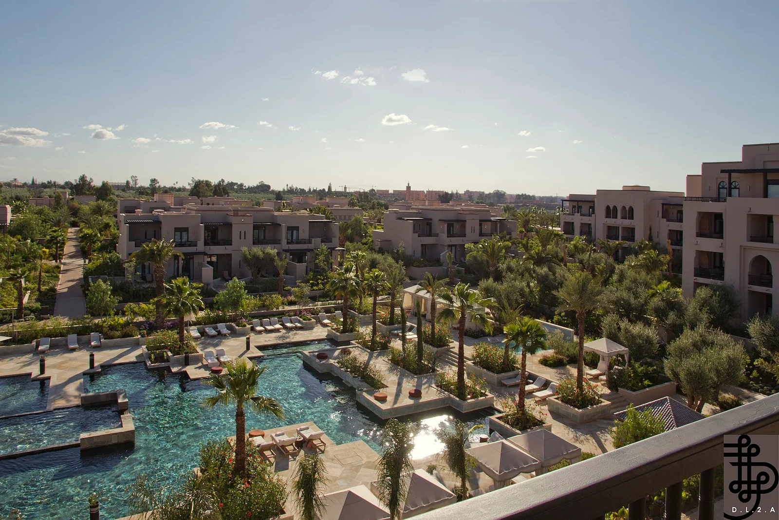 Jardines y piscinas del Four Seasons Resort Marrakech