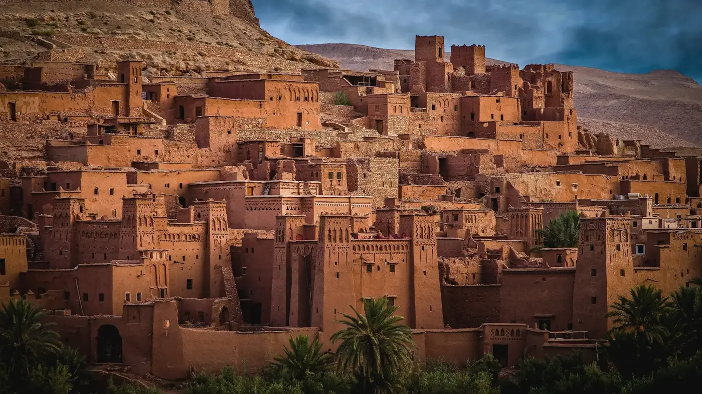Kasbah de Aït Ben Haddou al atardecer